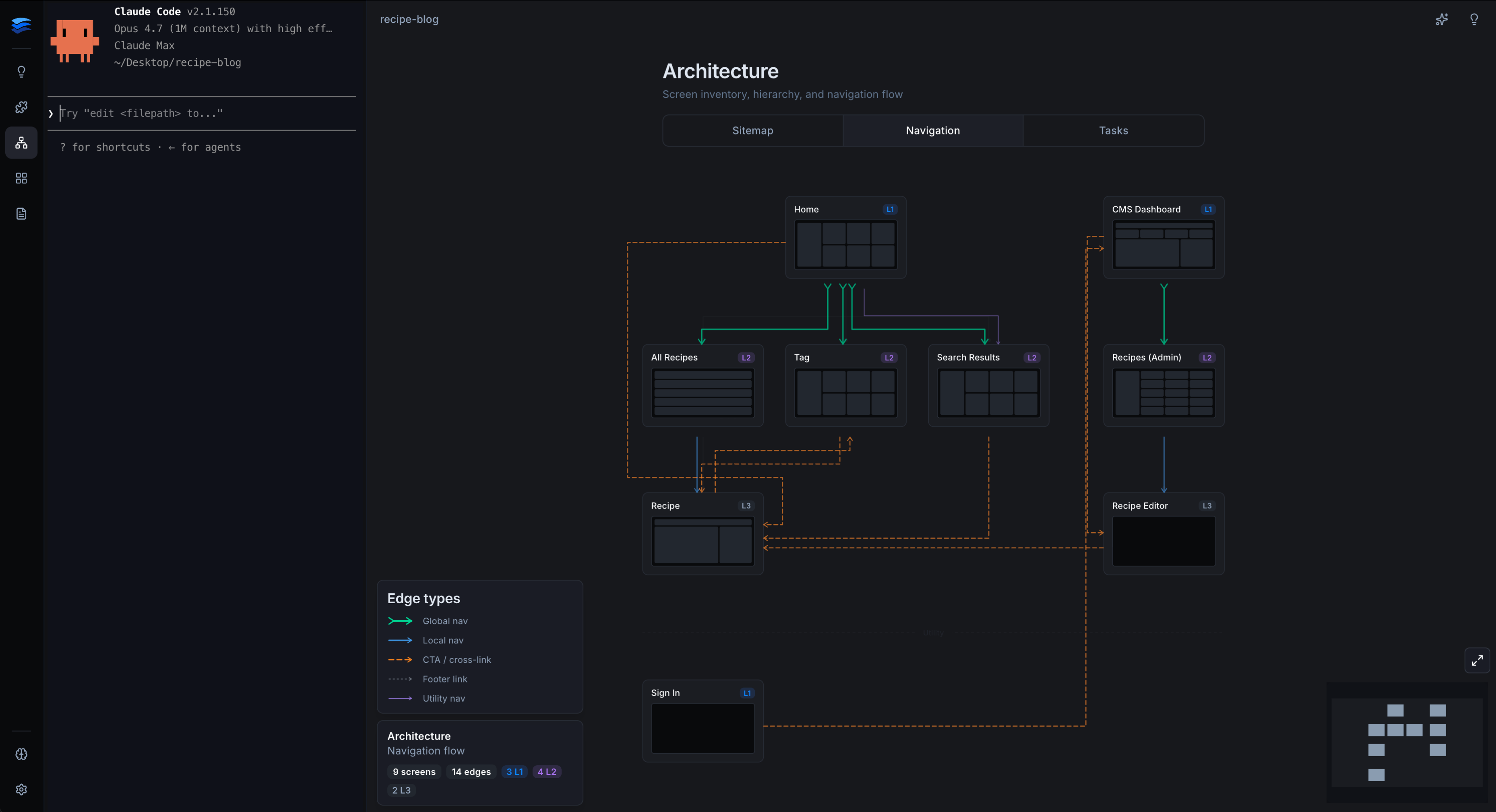Denote, Architecture layer